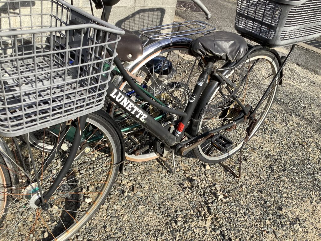 倉敷市連島町で処分した自転車