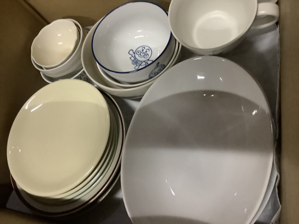 倉敷市茶屋町で処分した食器