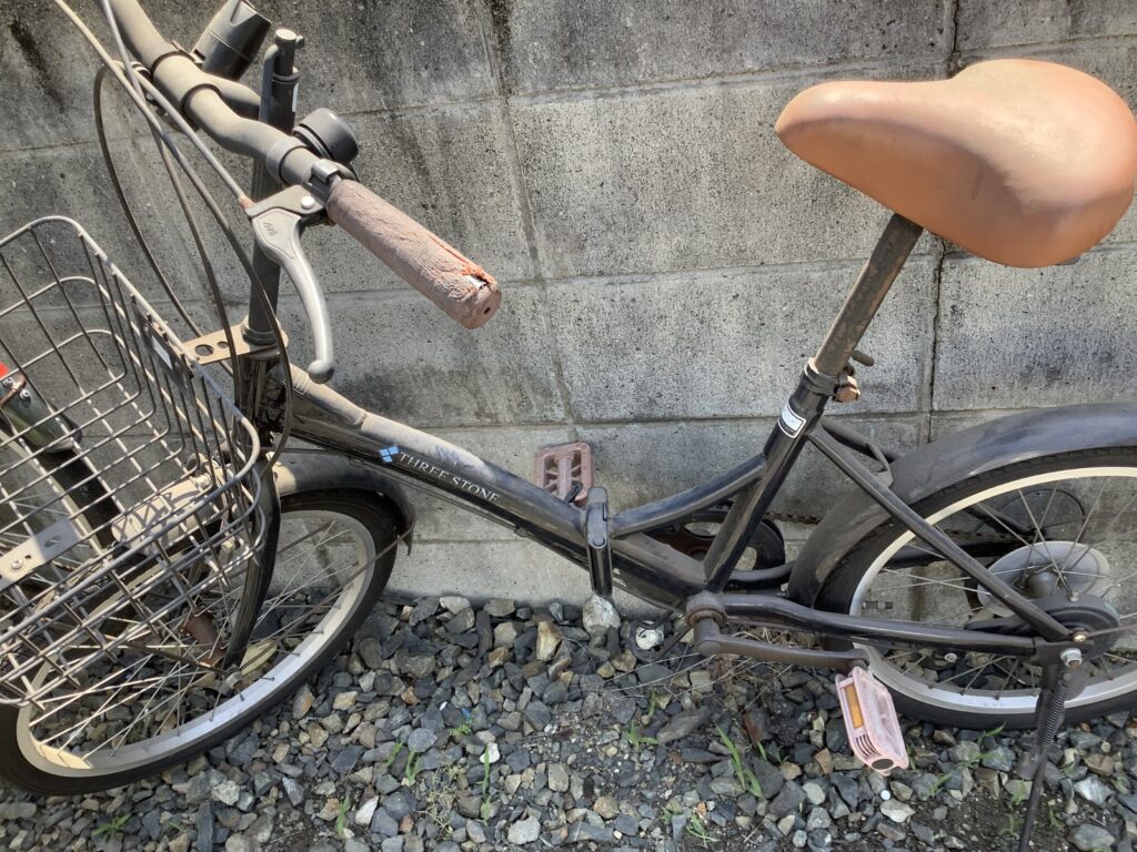 倉敷市酒津で処分した自転車