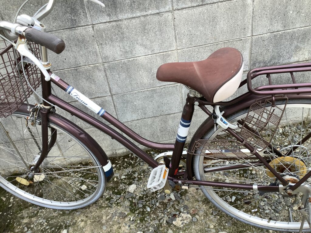 倉敷市酒津で処分した自転車