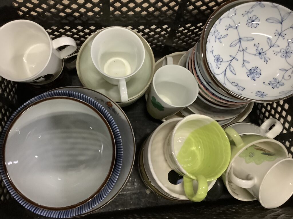 倉敷市中島で処分した食器