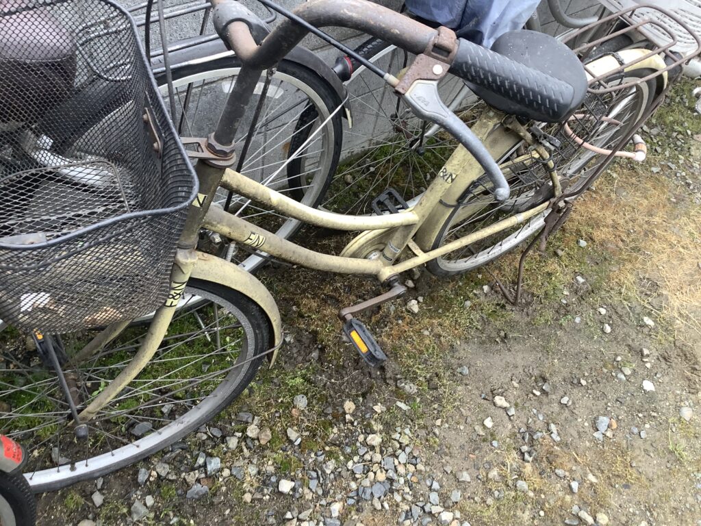 倉敷市宮前で処分した自転車