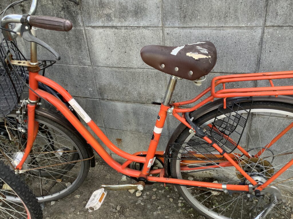 倉敷市水島で処分した自転車