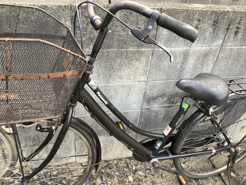 倉敷市水島で処分した自転車
