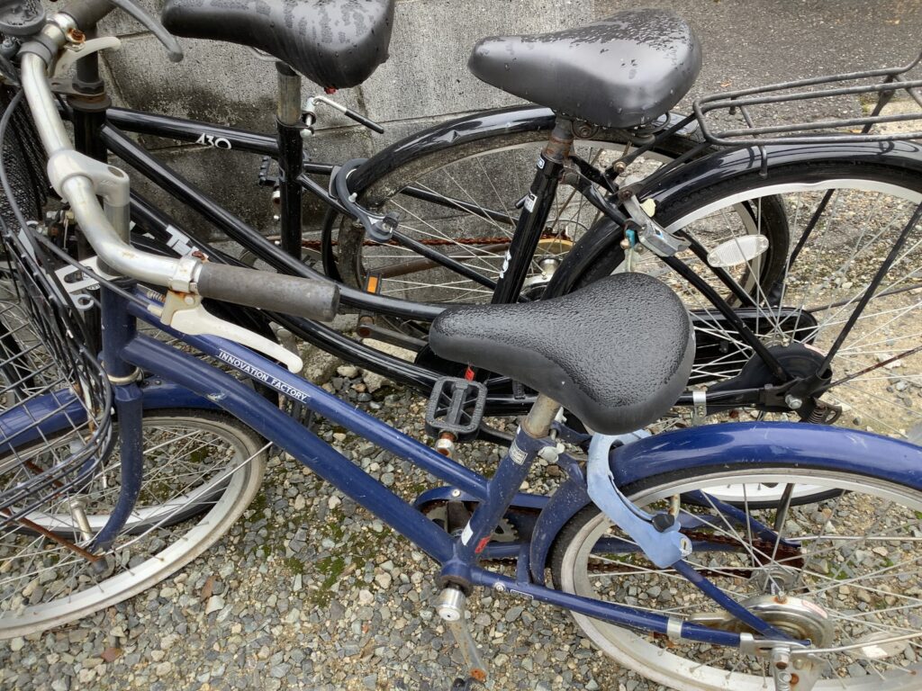 倉敷市西阿知町で処分した自転車