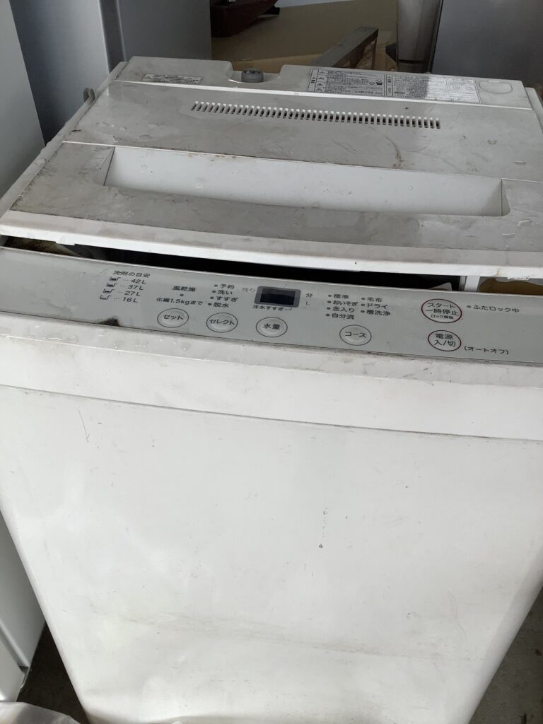 倉敷市中島で処分した洗濯機