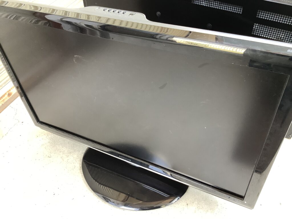 倉敷市西阿知町で処分したテレビ