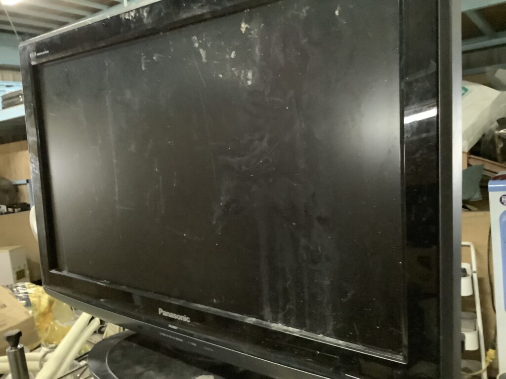 倉敷市西阿知町で処分したテレビ