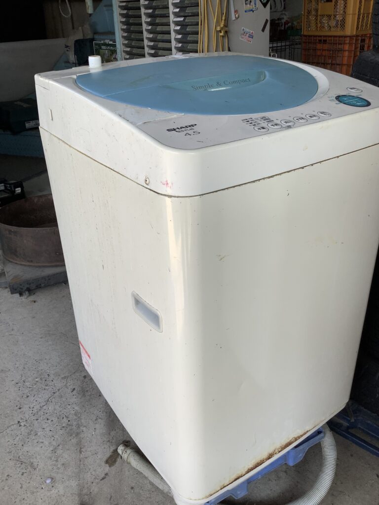 倉敷市児島で処分した洗濯機
