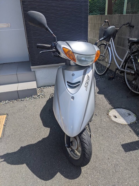 倉敷市西中新田で処分したバイク