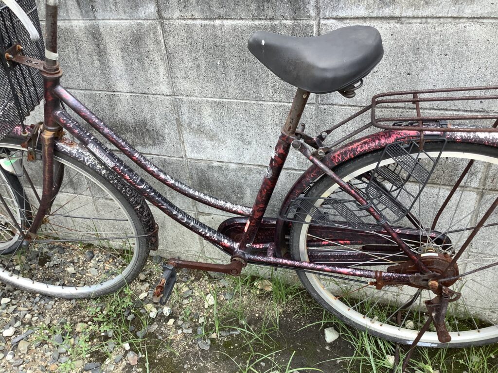 倉敷市宮前で処分した自転車