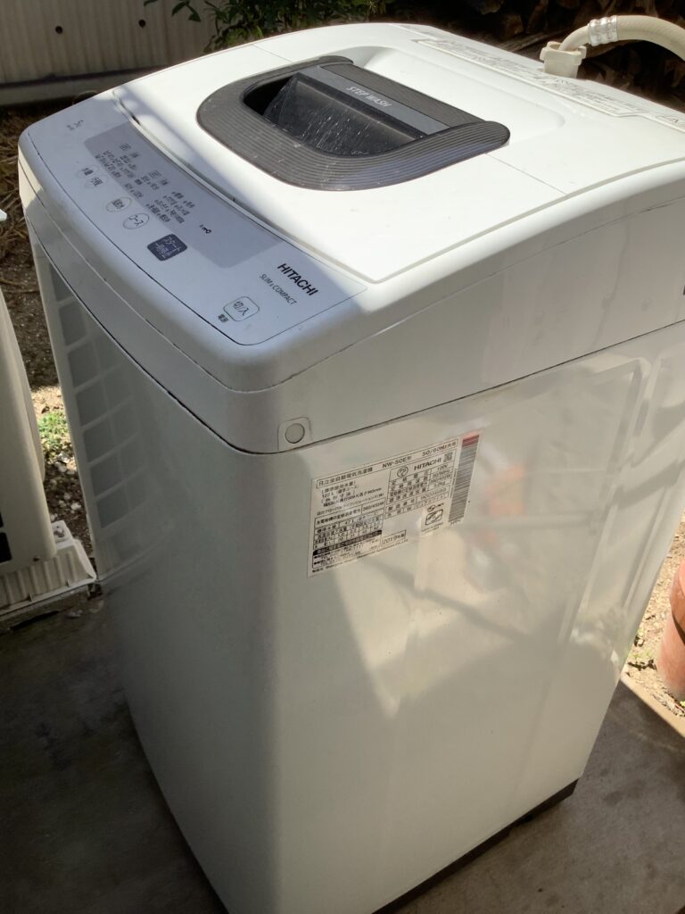 倉敷市船穂町で処分した洗濯機